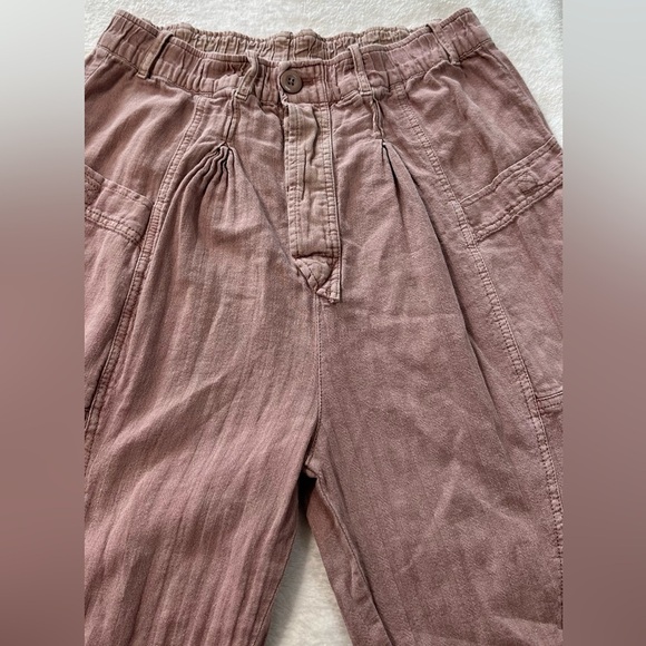 Free People Living in the City Seamed Pink Relaxed Pants - Picture 11 of 16